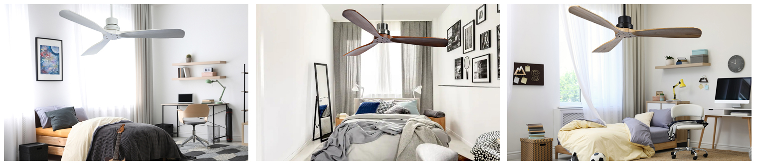 52 inch Timber Ceiling Fans no light