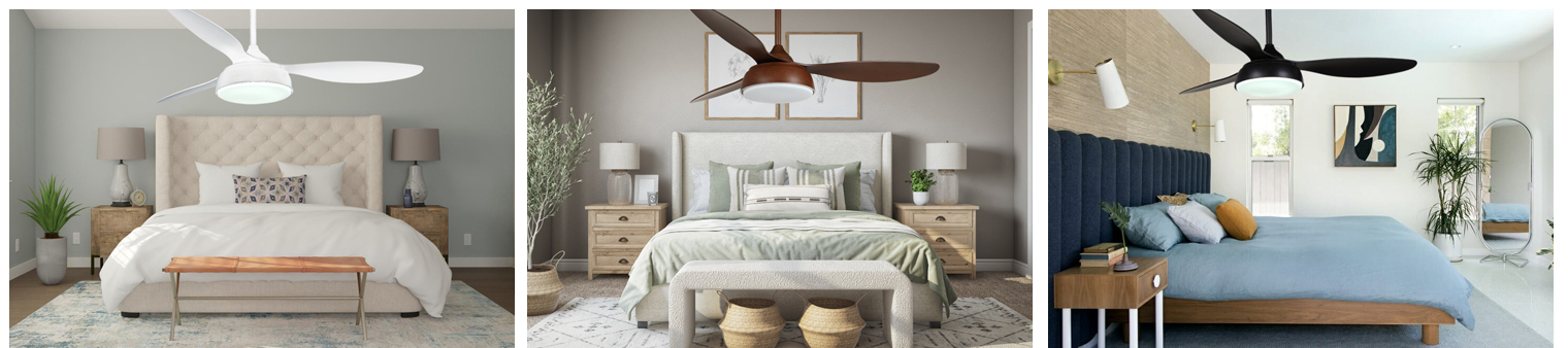 ABS ceiling fan with light and remote