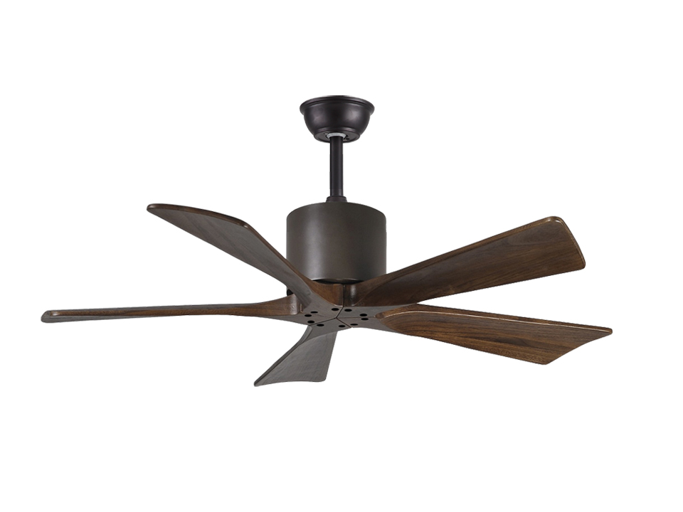 modern natural wood ceiling fan no light