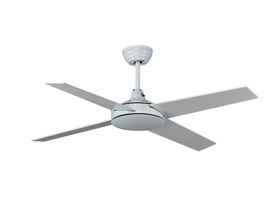 52 inch 4 blade white ceiling fan