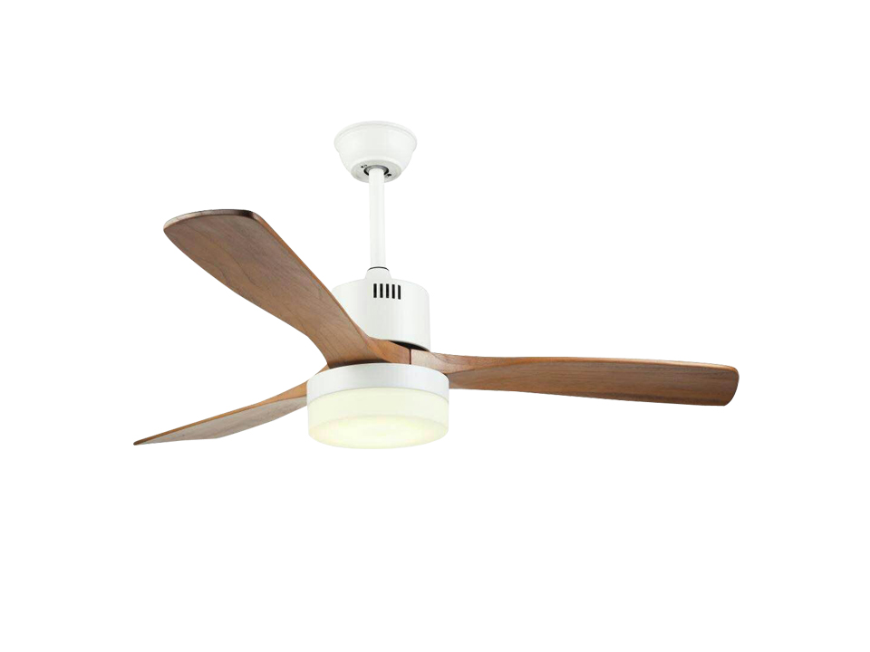 52 inch white modern ceiling fan led light