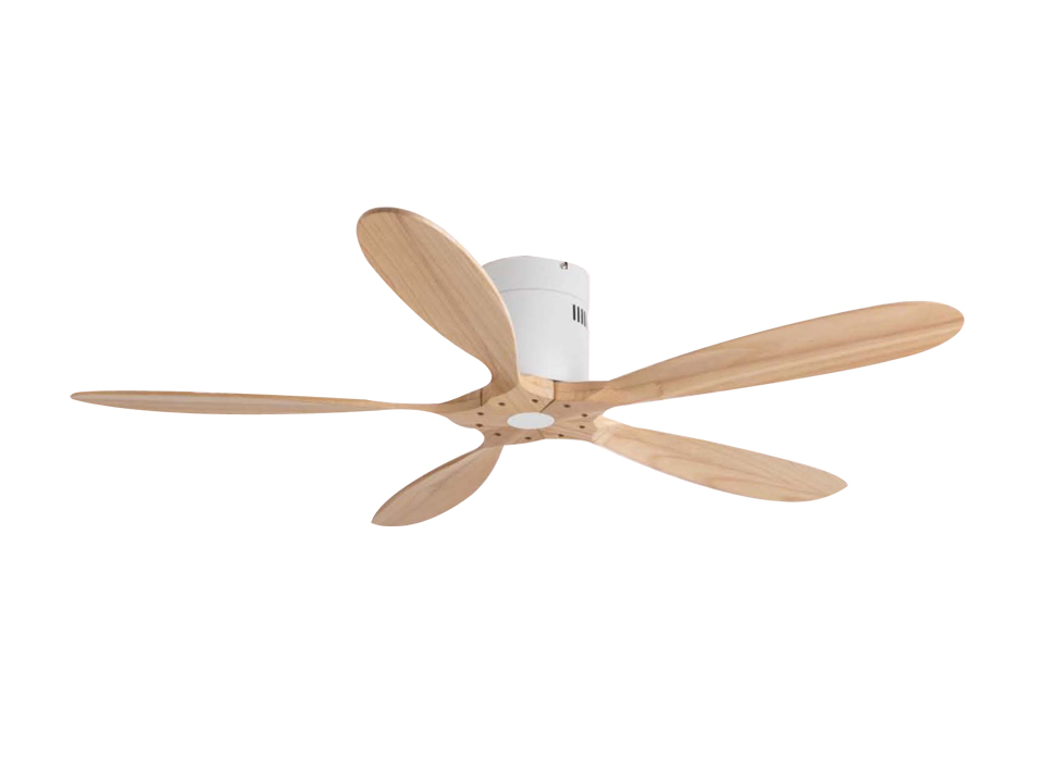 5 blades Natural wood wood ceiling fans