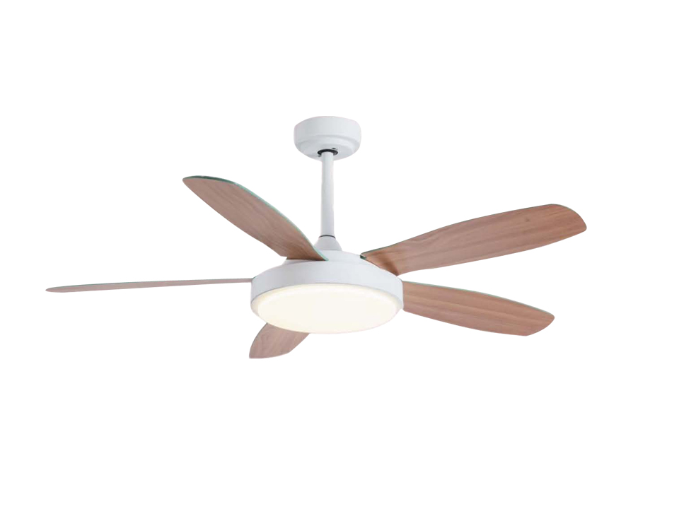 52 inch modern wihte ceiling fan with light