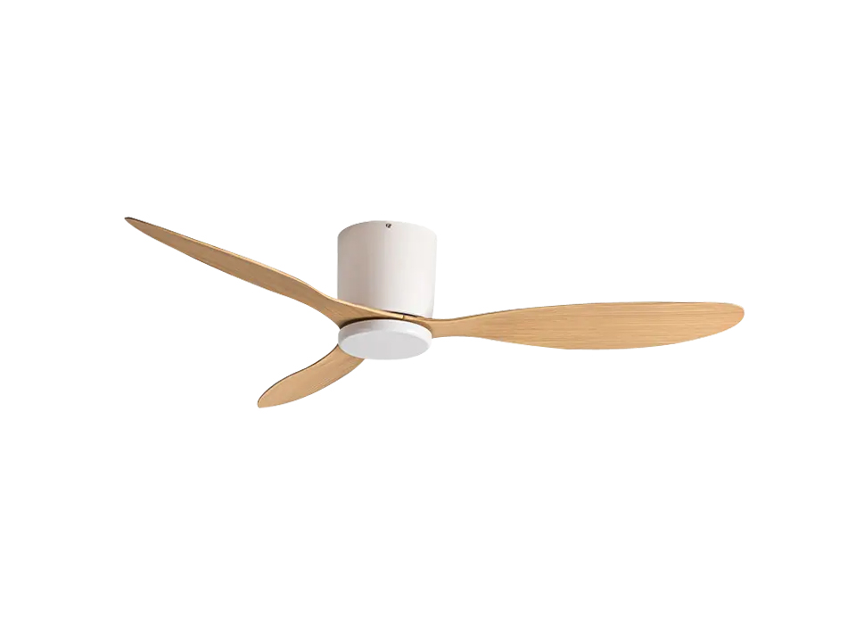 52 inch white flush mount ceiling fan